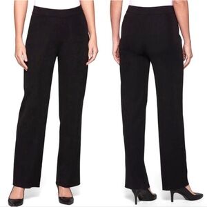 Misook Wide Leg Knit Pants Women’s Size XL Pull On Elastic Waist Stretch Classic